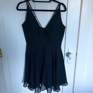 Navy blue formal dress